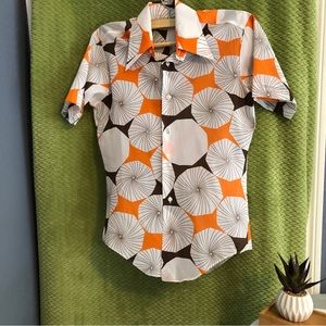 Vintage 70’s short sleeve button down shirt.